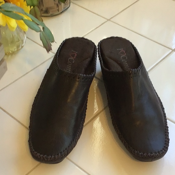 ‘I ❤️ Comfort’ Leather Mules - Picture 4 of 9